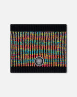 Lined Knit Neckwarmer Black And Multicolor | Deux par Deux | Jenni Kidz