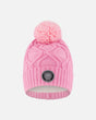 Lined Knit Pompom Hat Pink | Deux par Deux | Jenni Kidz