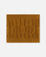 Lined Winter Neckwarmer Brown Sugar | Deux par Deux | Jenni Kidz