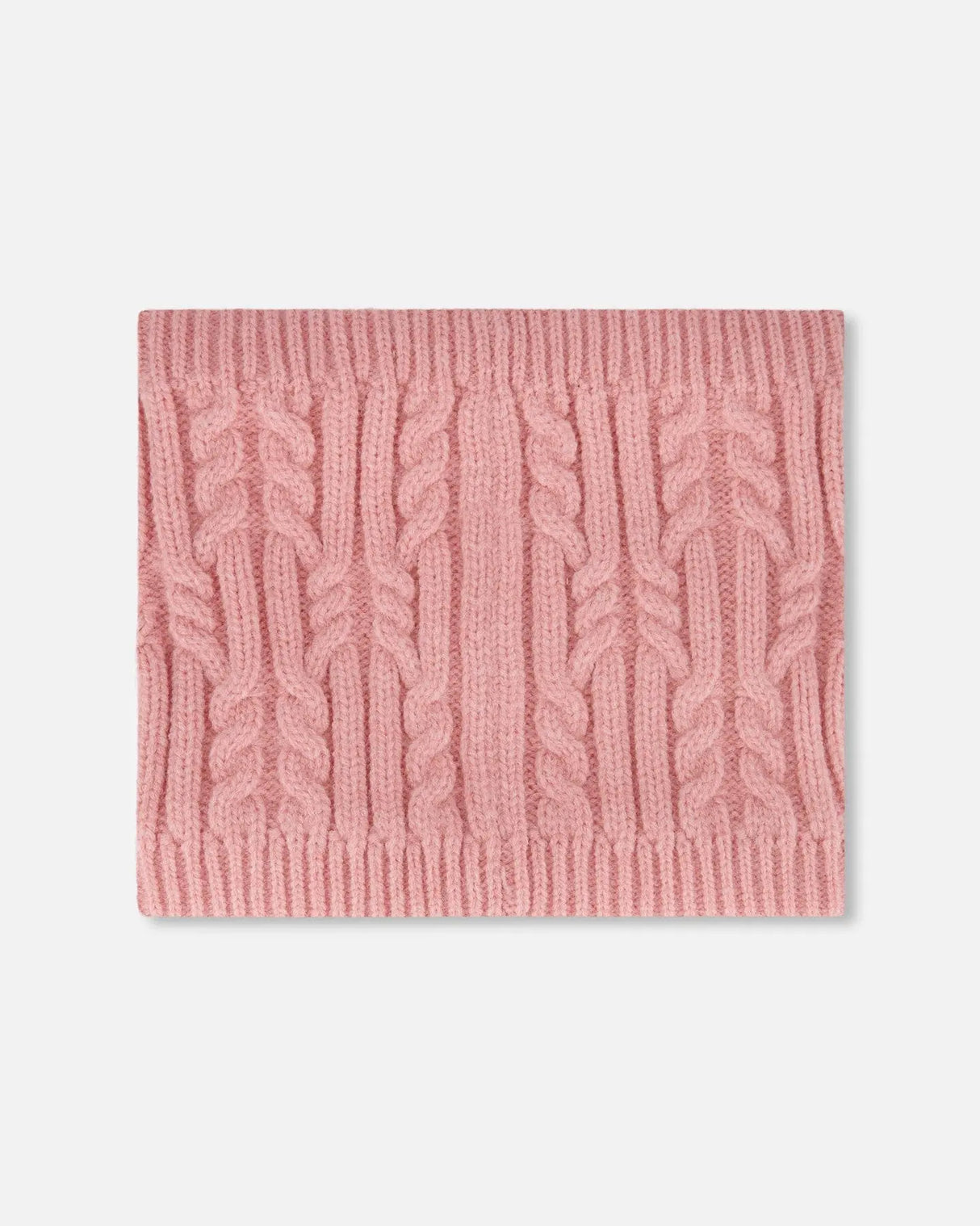 Lined Winter Neckwarmer Dusty Pink | Deux par Deux | Jenni Kidz