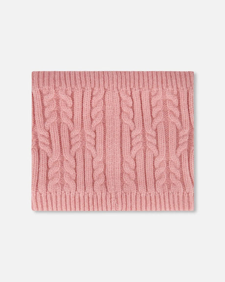Lined Winter Neckwarmer Dusty Pink | Deux par Deux | Jenni Kidz