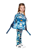 Little Kids Backpack Green Cat Print | Deux par Deux | Jenni Kidz