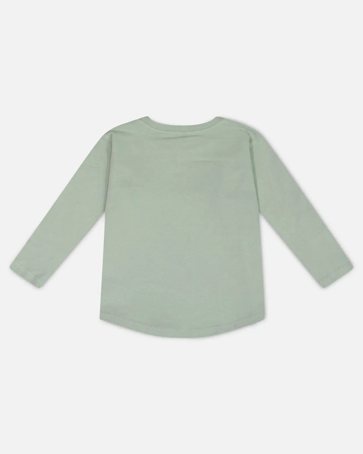 Long Sleeve T-Shirt With Print Sage | Deux par Deux | Jenni Kidz