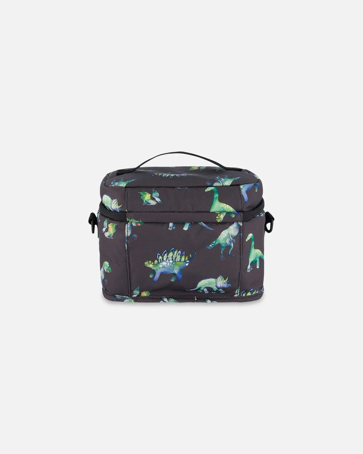 Lunch Box Grey Printed Dinosaurs | Deux par Deux | Jenni Kidz