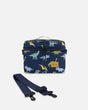 Lunch Box Navy Blue Printed Dinosaurs | Deux par Deux | Jenni Kidz