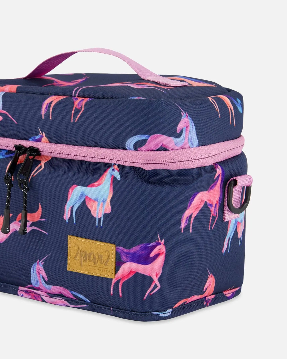 Lunch Box Navy Printed Unicorn | Deux par Deux | Jenni Kidz