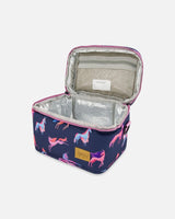 Lunch Box Navy Printed Unicorn | Deux par Deux | Jenni Kidz