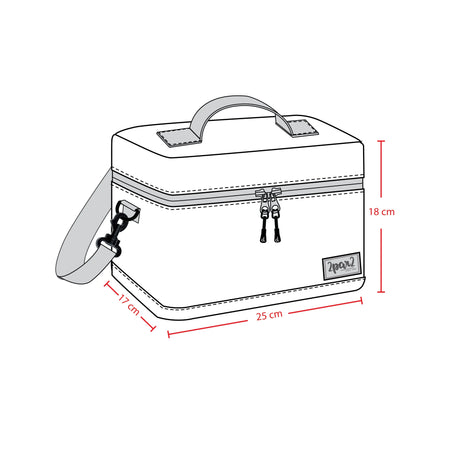 Lunch Box Navy Unicorn Print | Deux par Deux | Jenni Kidz