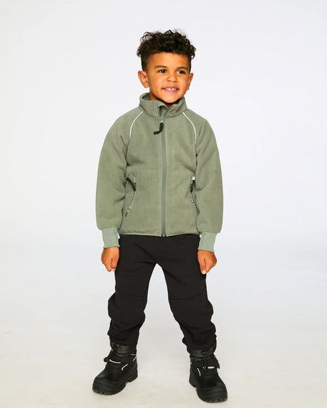 Mid-Layer Teknik Jacket Sage | Deux par Deux | Jenni Kidz