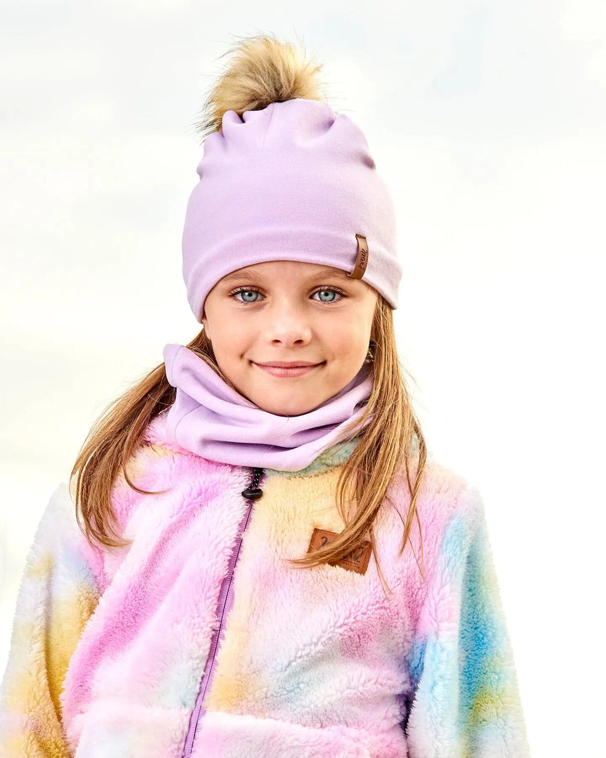 Mid-Season Jersey Neckwarmer Lilac | Deux par Deux | Jenni Kidz