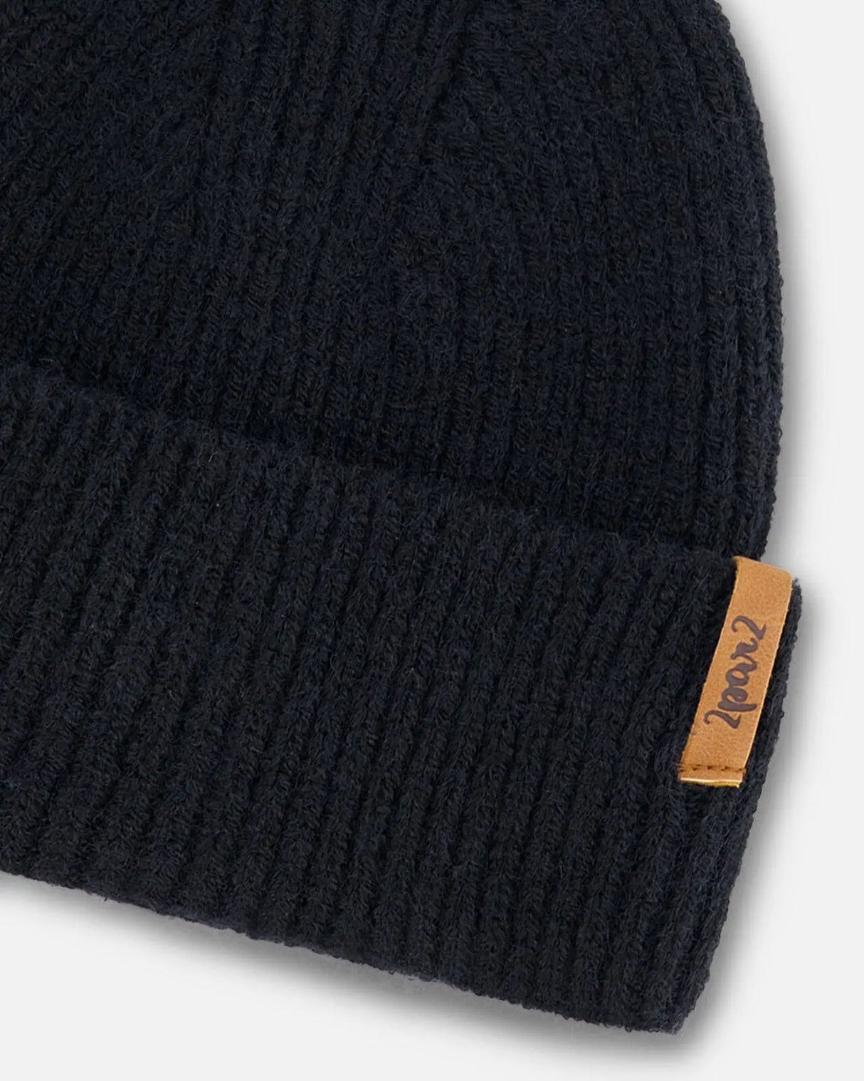 Mid-Season Knit Hat Black | Deux par Deux | Jenni Kidz