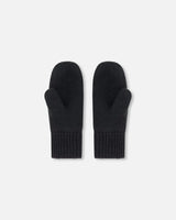 Mid-Season Knit Mittens Black | Deux par Deux | Jenni Kidz