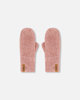 Mid-Season Knit Mittens Dusty Pink | Deux par Deux | Jenni Kidz