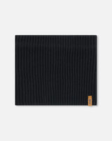 Mid-Season Knit Neck Warmer Black | Deux par Deux | Jenni Kidz