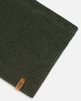 Mid-Season Knit Neckwarmer Forest Green | Deux par Deux | Jenni Kidz