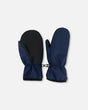 Mid-Season Mittens Navy Blue | Deux par Deux | Jenni Kidz