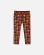 Milano Treggings Plaid Magenta And Brown | Deux par Deux | Jenni Kidz