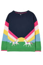 Miranda Crewneck Sweater - Rainbow Horse  | Joules | Joules | Jenni Kidz