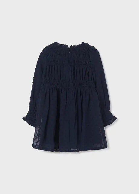 Navy Chiffon Girls Dress | Mayoral | Mayoral | Jenni Kidz