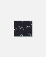 Neck Tube Black Printed Multicolor Unicorns | Deux par Deux | Jenni Kidz
