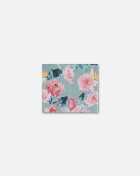 Neck Tube Printed Watercolor Roses | Deux par Deux | Jenni Kidz