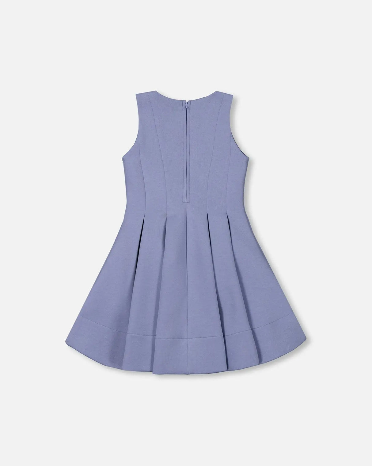 Neoprene Bow Dress Old Blue | Deux par Deux | Jenni Kidz