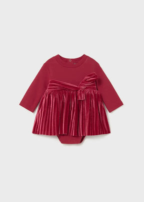 Mayoral Newborn Girl Gathered Dress