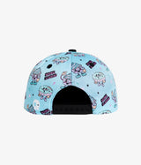 Normal is boring Snapback Hat - Bleached Aqua | Headster | Headster | Jenni Kidz