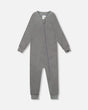 One-Piece Thermal Underwear Dark Heather Gray | Deux par Deux | Jenni Kidz