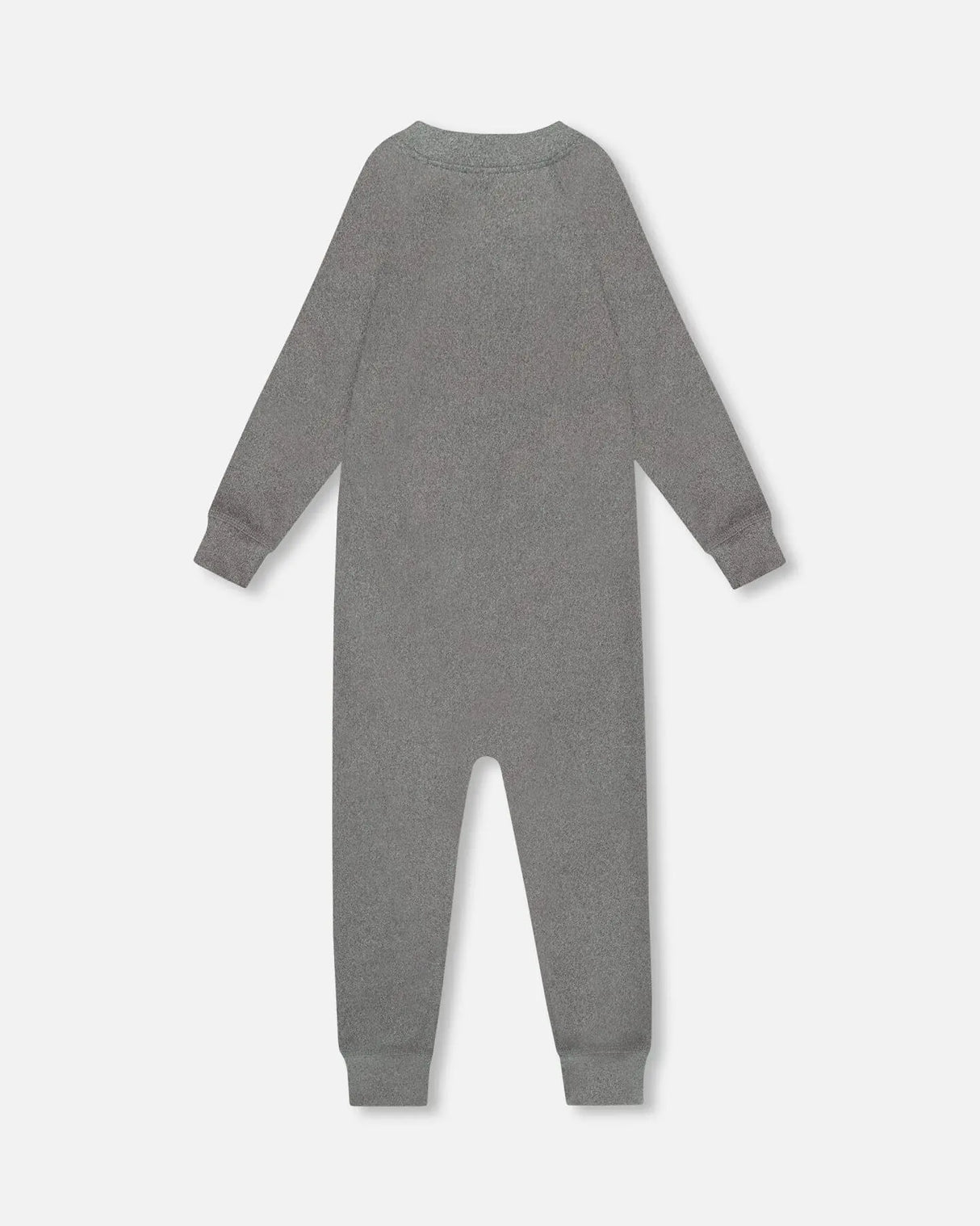 One-Piece Thermal Underwear Dark Heather Gray | Deux par Deux | Jenni Kidz