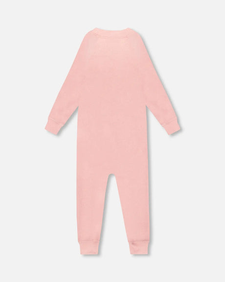 One-Piece Thermal Underwear Dusty Pink | Deux par Deux | Jenni Kidz