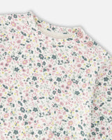 Organic Cotton Evolutive Pant And Long Sleeve Top Set Jade Green | Deux par Deux | Jenni Kidz