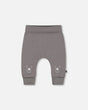 Organic Cotton Evolutive Pant Dark Gray | Deux par Deux | Jenni Kidz