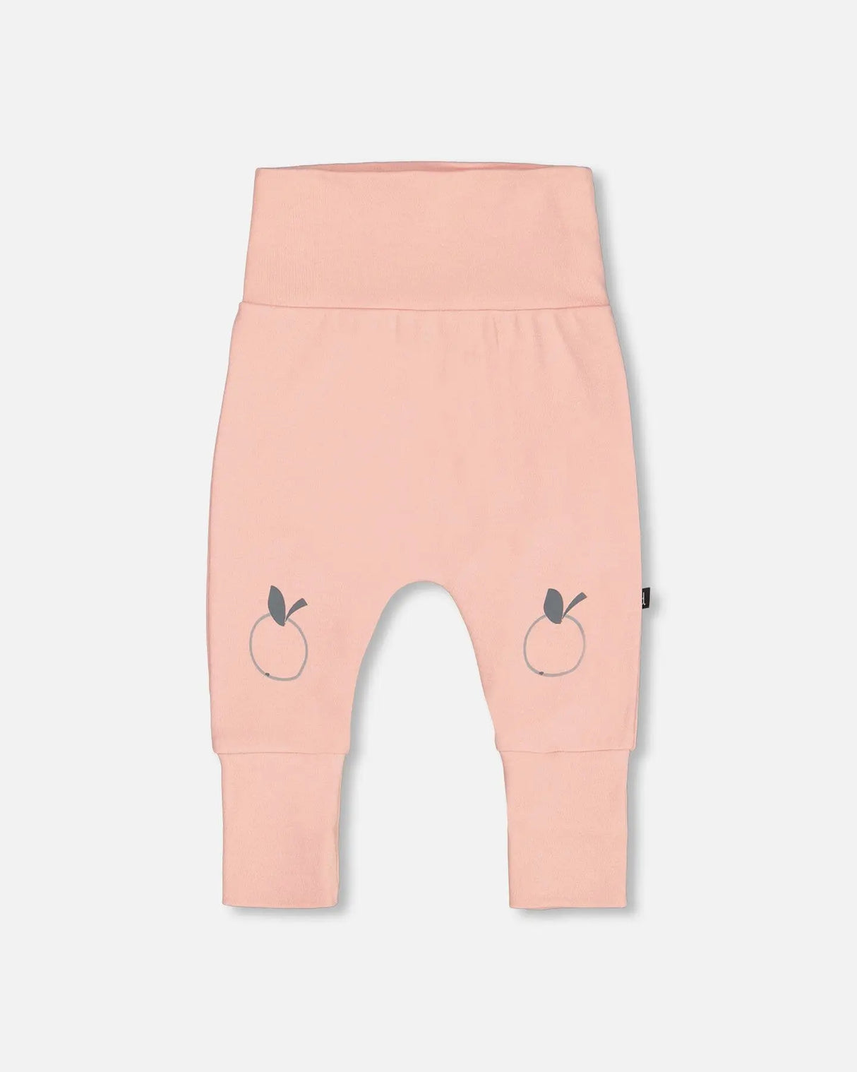 Organic Cotton Evolutive Pant With Print Light Pink | Deux par Deux | Jenni Kidz