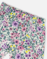 Organic Cotton Off-White Top And Muslin Pants Set | Deux par Deux | Jenni Kidz