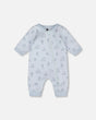 Organic Cotton One-Piece And Baby Romper Blue Bear Print | Deux par Deux | Jenni Kidz