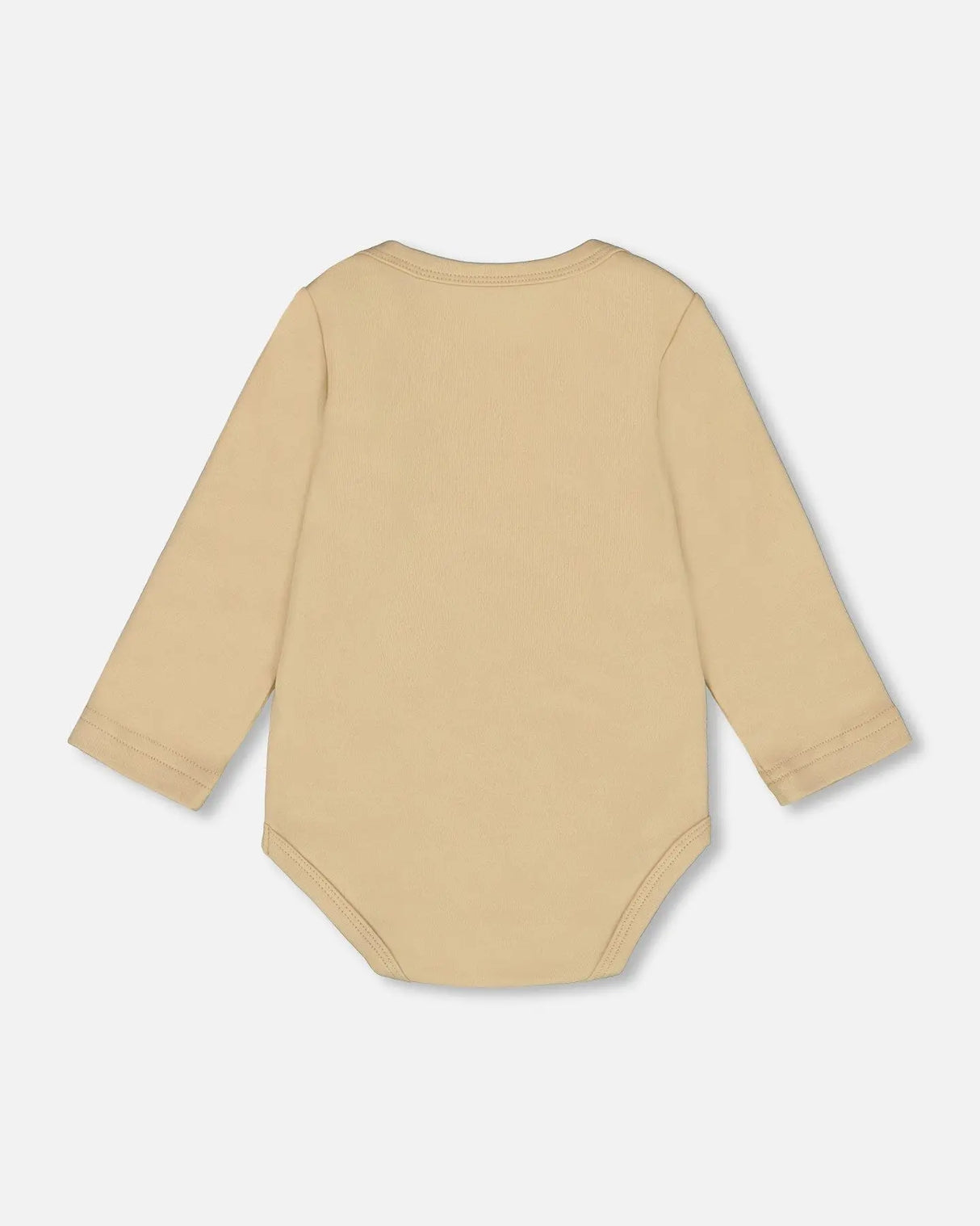 Organic Cotton Onesie Light Caramel | Deux par Deux | Jenni Kidz
