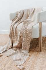 Organic Knitted Throw Blanket | Malabar Baby | Jenni Kidz