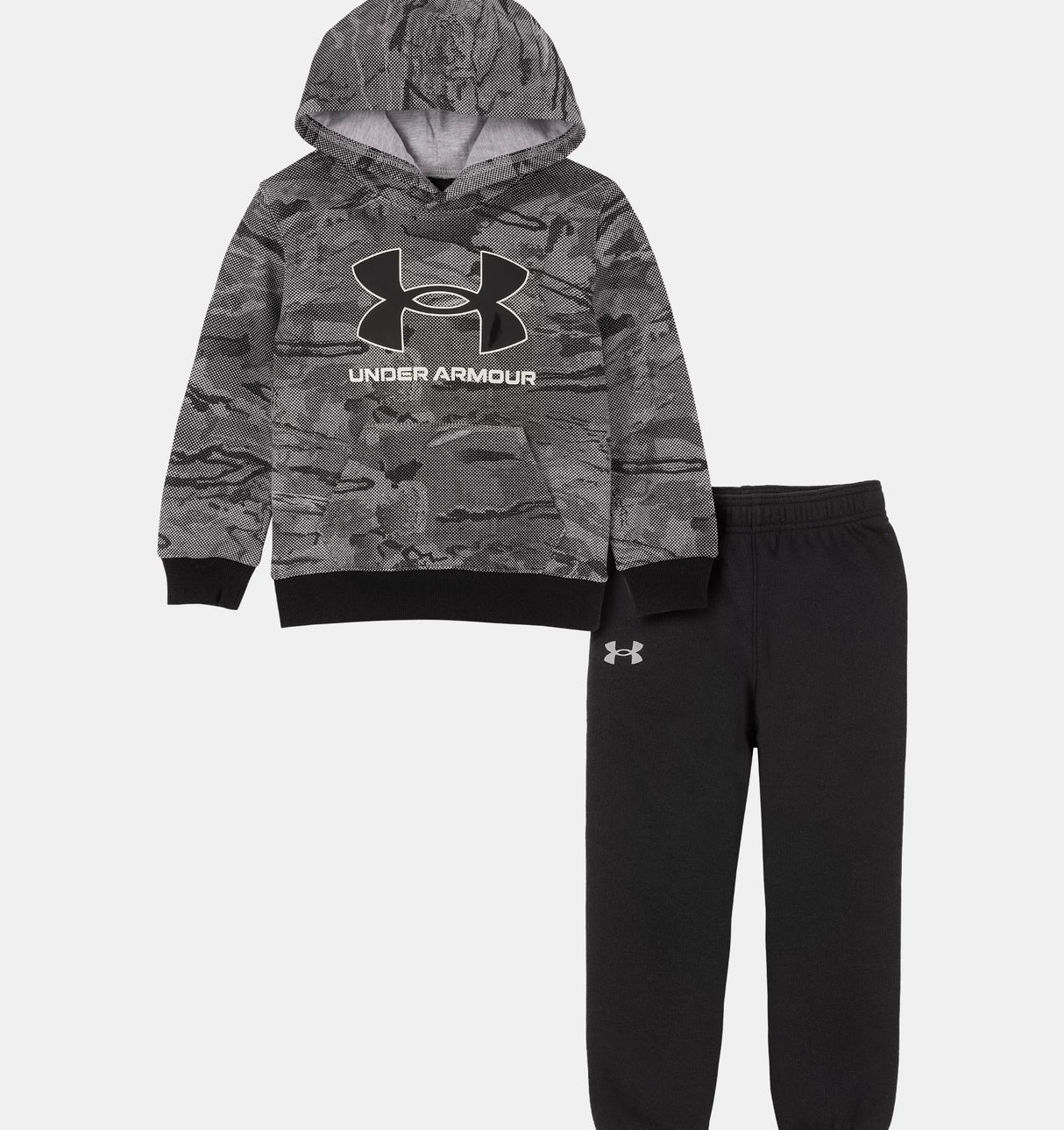 Toddler Boys' UA Halftone Reaper Hoodie Set - MOD GRAY | Under Armour - Jenni Kidz