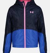 Little Girls' UA Manataug Windbreaker Jacket Midnight Navy | Under Armour - Jenni Kidz