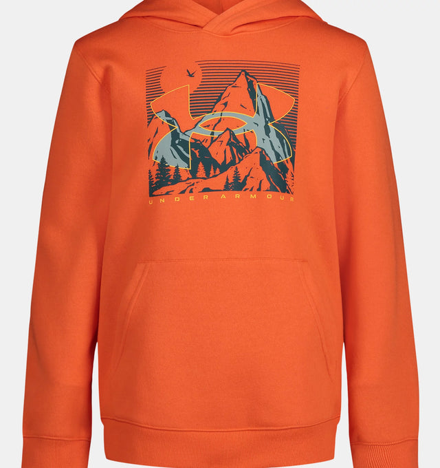 Little Boys' UA Mountain Logo Hoodie - PAPAYA | Under Armour - Jenni Kidz