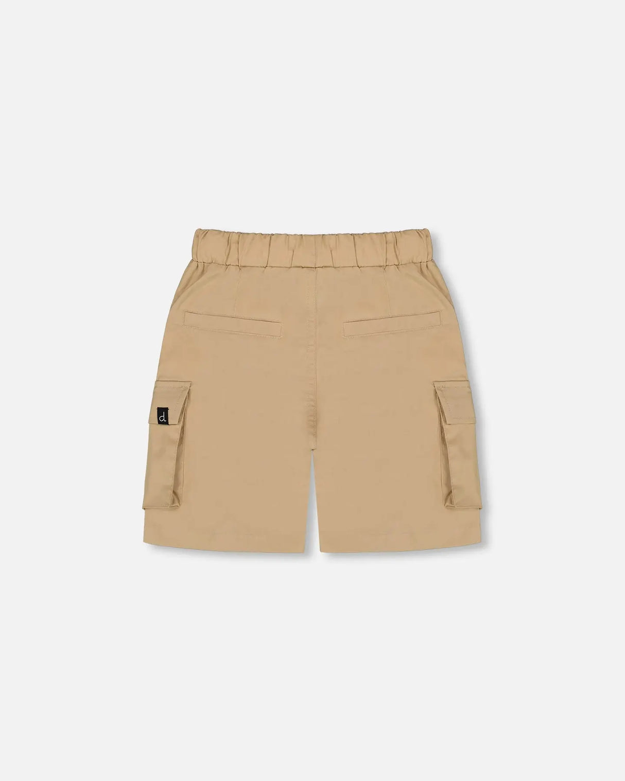 Parachute Cargo Pocket Shorts Light Beige | Deux par Deux | Jenni Kidz