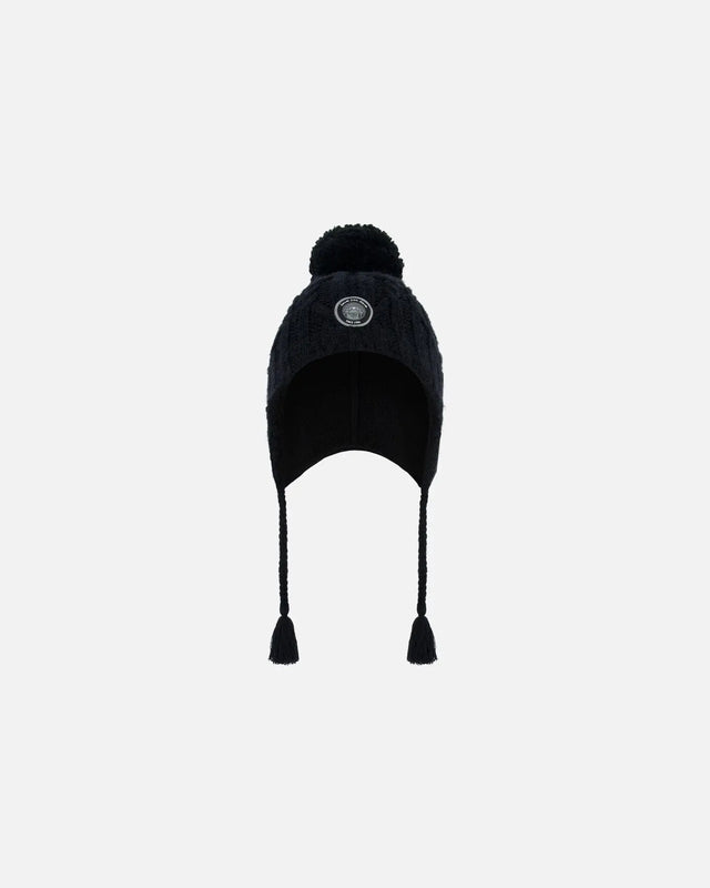 Peruvian Knit Hat Black | Deux par Deux | Jenni Kidz