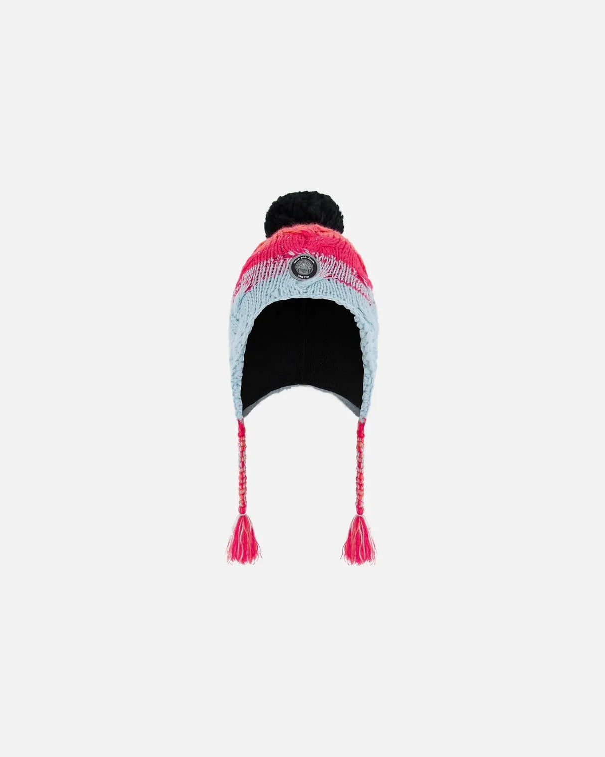 Peruvian Knit Hat Gradient Blue, Coral And Fuschia | Deux par Deux | Jenni Kidz