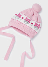 Pink Knitted Baby Girls Dress With Hat Set Newborn | Mayoral | Mayoral | Jenni Kidz