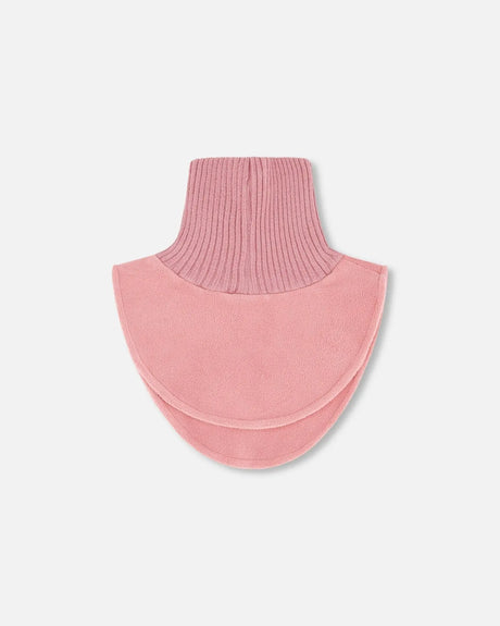 Polar Fleece And Knit Neckwarmer Dusty Pink | Deux par Deux | Jenni Kidz