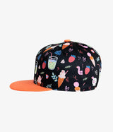 Poolside Snapback Hat - Black | Headster | Headster | Jenni Kidz