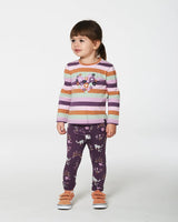 Printed T-Shirt Multicolor Stripe | Deux par Deux | Jenni Kidz