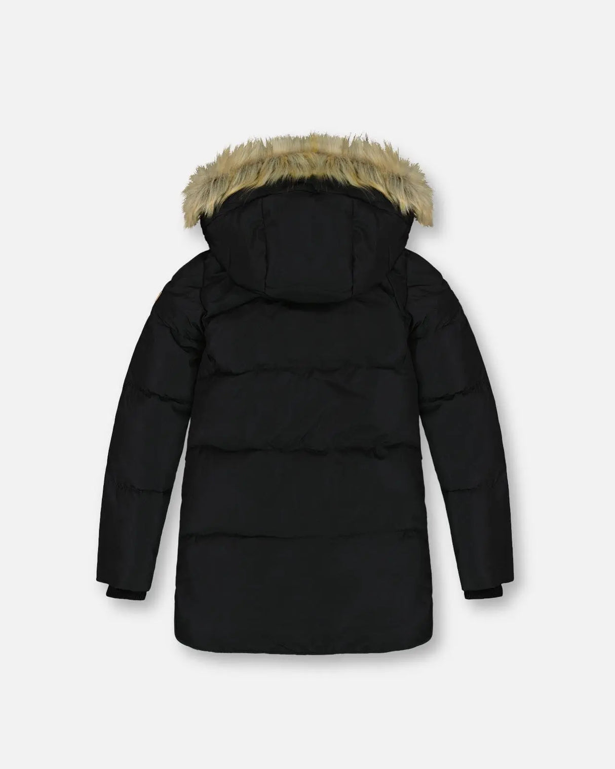 Puffy Long Coat Black | Deux par Deux | Jenni Kidz