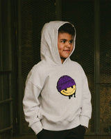 Pullover Fleece Hooded Sweatshirt Light Heather Gray | Deux par Deux | Jenni Kidz